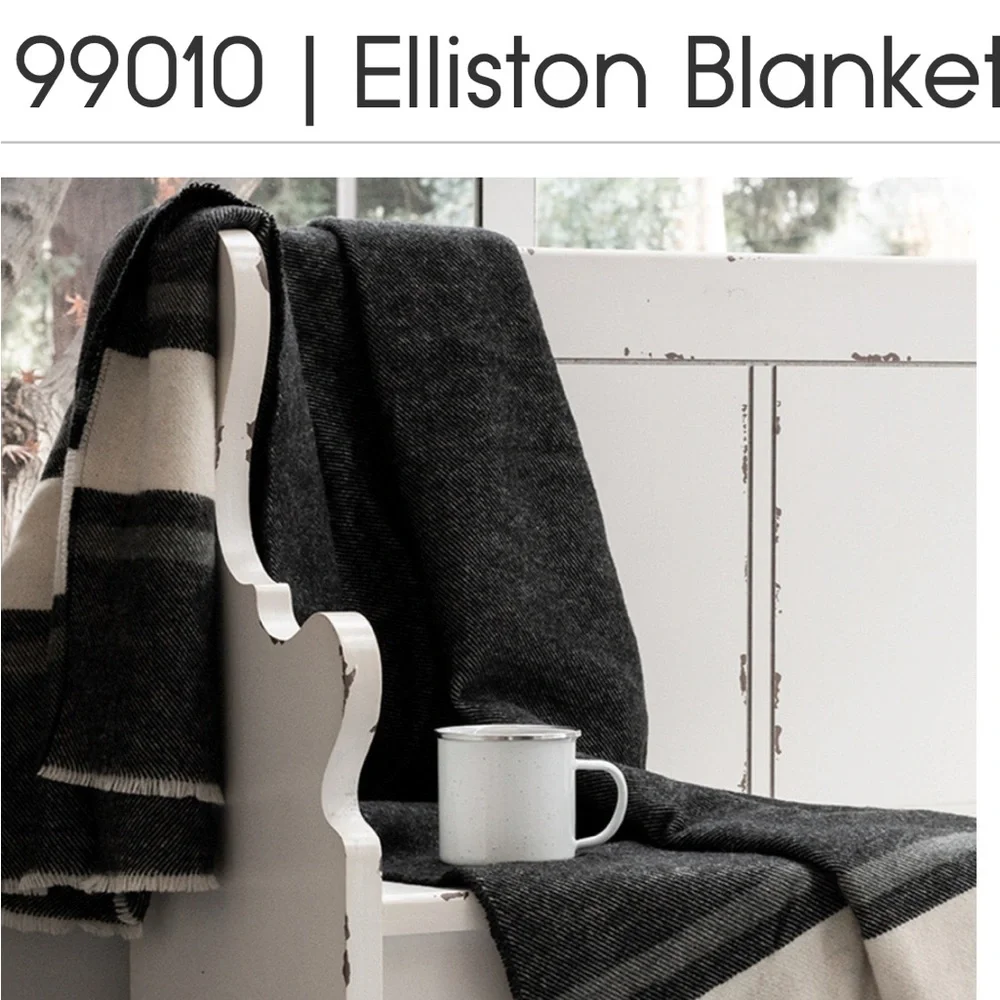Origaudio Elliston Wool Blend Blanket NWOT